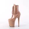 Pleaser - FLAMINGO1020 Bottes de plateforme, Pole dance chaussures - Crème Product image